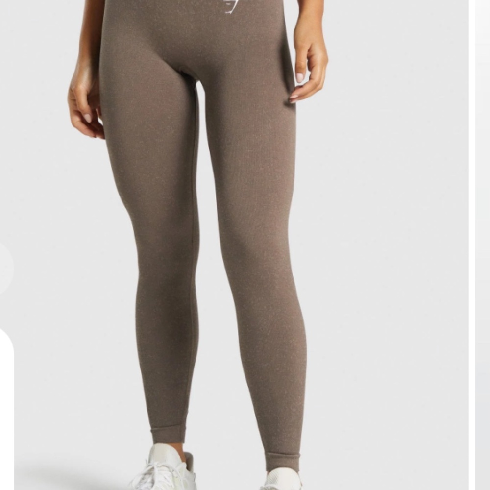 GYMSHARK Adapt Fleck Seamless Legging - Mineral Brown - Size S- High Waisted